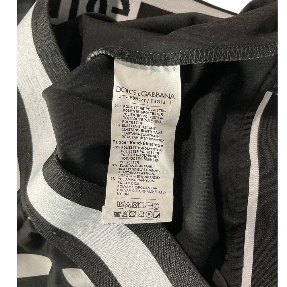 Dolce & Gabbana Printed Black Zebra T Shirt Size 38 / US 2 - Picture 6 of 6